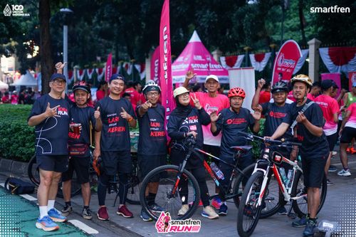 Race photo from Smartfren Run 2025 Vibes