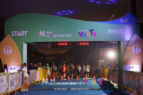 Race photo from BAF LIONS RUN 2024