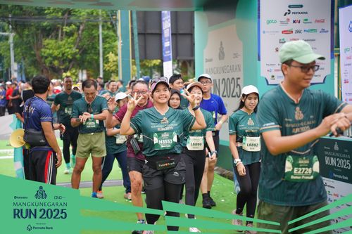Race photo from Mangkunegaran Run 2025
