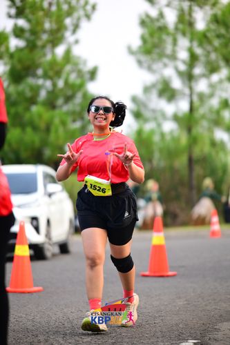 Race photo from CISANGKAN KBP CITY RUN 2025