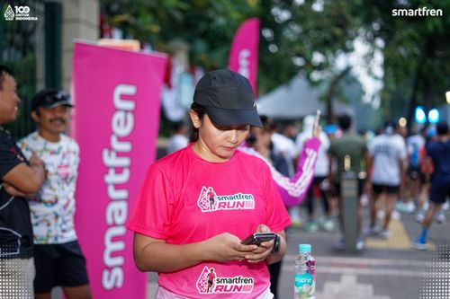 Race photo from Smartfren Run 2025 Vibes