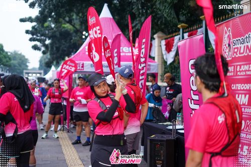 Race photo from Smartfren Run 2025 Vibes