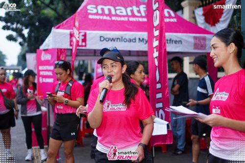 Race photo from Smartfren Run 2025 Vibes