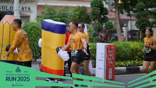 Race photo from Mangkunegaran Run 2025