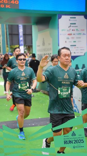 Race photo from Mangkunegaran Run 2025