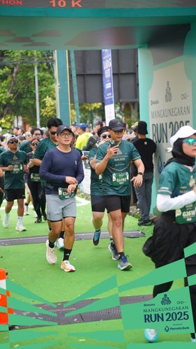 Race photo from Mangkunegaran Run 2025