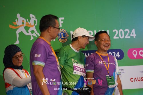 Race photo from BAF LIONS RUN 2024