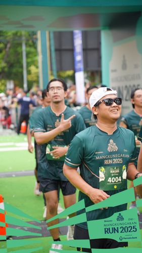 Race photo from Mangkunegaran Run 2025