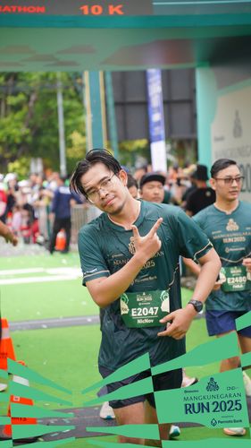 Race photo from Mangkunegaran Run 2025