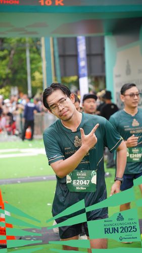 Race photo from Mangkunegaran Run 2025