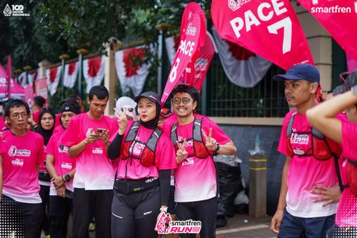 Race photo from Smartfren Run 2025 Vibes