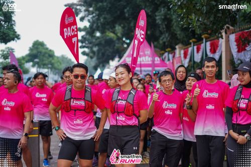 Race photo from Smartfren Run 2025 Vibes