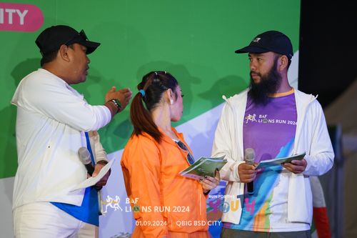 Race photo from BAF LIONS RUN 2024