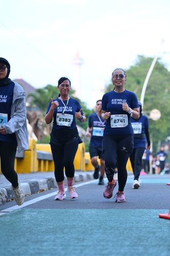 Race photo from KEMLU RUN 2025