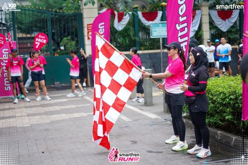 Race photo from Smartfren Run 2025 Vibes