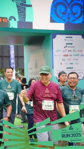 Race photo from Mangkunegaran Run 2025