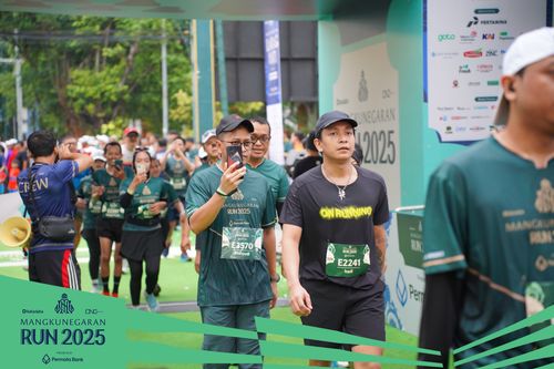 Race photo from Mangkunegaran Run 2025