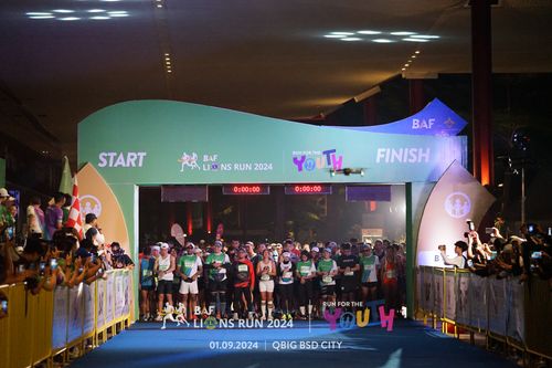 Race photo from BAF LIONS RUN 2024