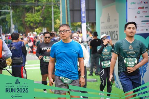 Race photo from Mangkunegaran Run 2025