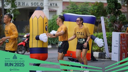 Race photo from Mangkunegaran Run 2025