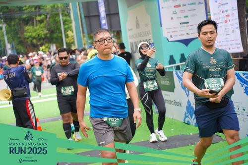 Race photo from Mangkunegaran Run 2025