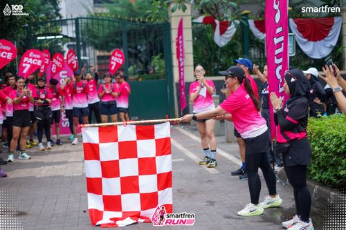 Race photo from Smartfren Run 2025 Vibes