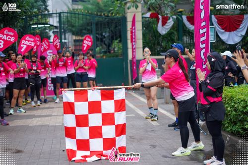 Race photo from Smartfren Run 2025 Vibes