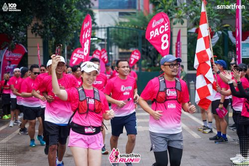 Race photo from Smartfren Run 2025 Vibes