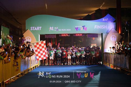 Race photo from BAF LIONS RUN 2024