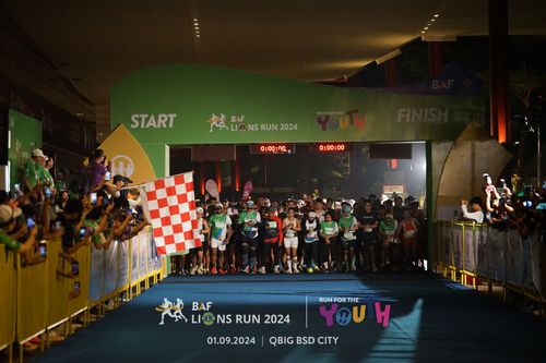Race photo from BAF LIONS RUN 2024