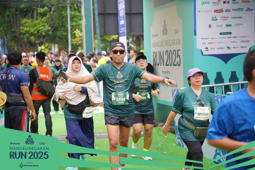 Race photo from Mangkunegaran Run 2025
