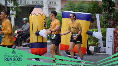 Race photo from Mangkunegaran Run 2025