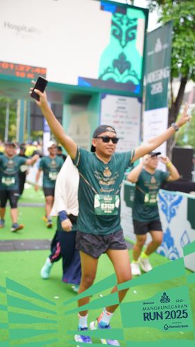 Race photo from Mangkunegaran Run 2025