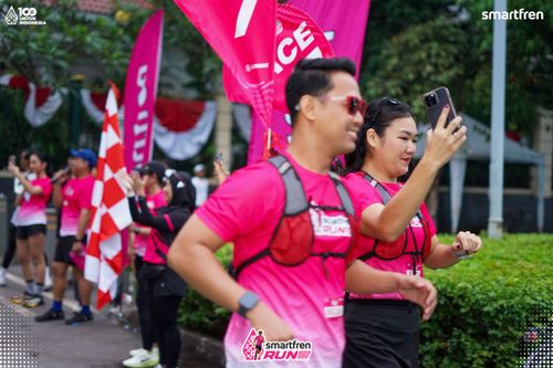 Race photo from Smartfren Run 2025 Vibes