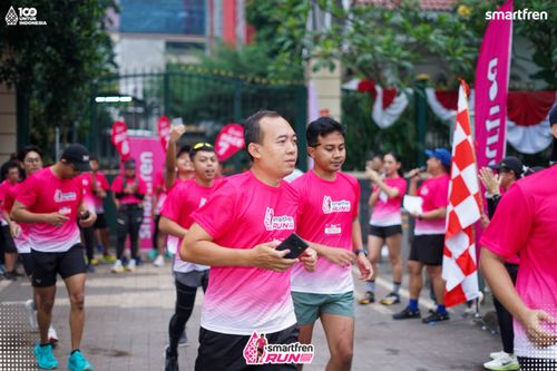 Race photo from Smartfren Run 2025 Vibes