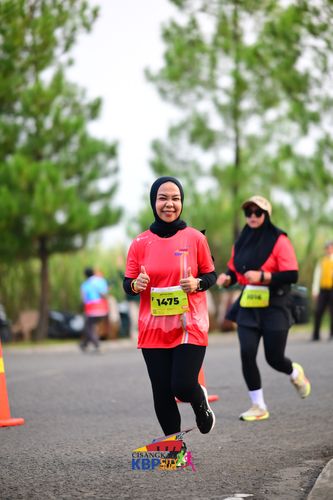 Race photo from CISANGKAN KBP CITY RUN 2025