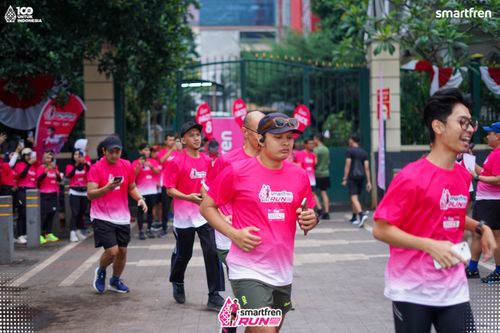 Race photo from Smartfren Run 2025 Vibes