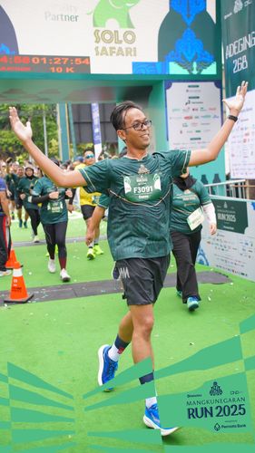 Race photo from Mangkunegaran Run 2025