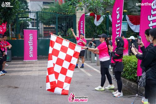 Race photo from Smartfren Run 2025 Vibes