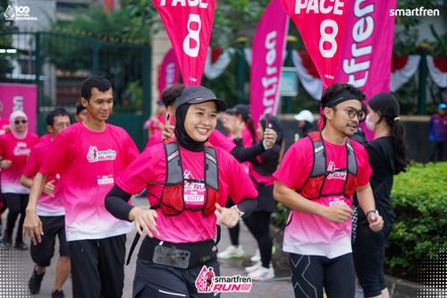 Race photo from Smartfren Run 2025 Vibes