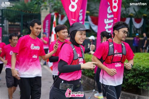 Race photo from Smartfren Run 2025 Vibes