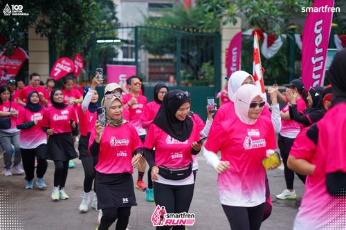 Race photo from Smartfren Run 2025 Vibes