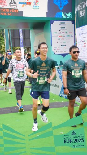 Race photo from Mangkunegaran Run 2025