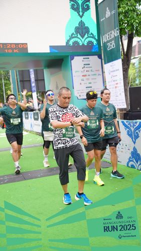 Race photo from Mangkunegaran Run 2025