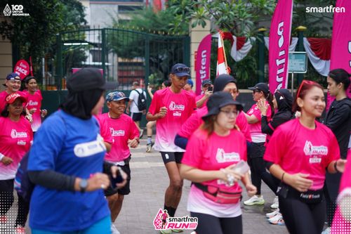 Race photo from Smartfren Run 2025 Vibes