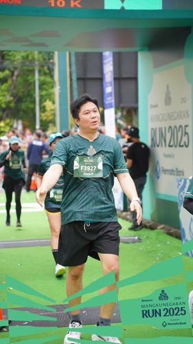 Race photo from Mangkunegaran Run 2025