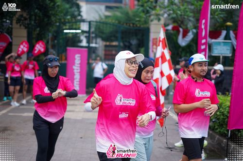 Race photo from Smartfren Run 2025 Vibes