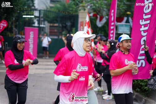 Race photo from Smartfren Run 2025 Vibes