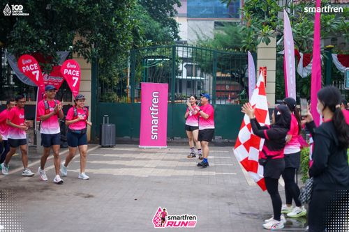 Race photo from Smartfren Run 2025 Vibes