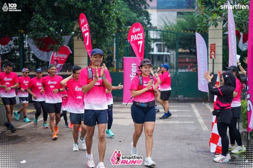 Race photo from Smartfren Run 2025 Vibes